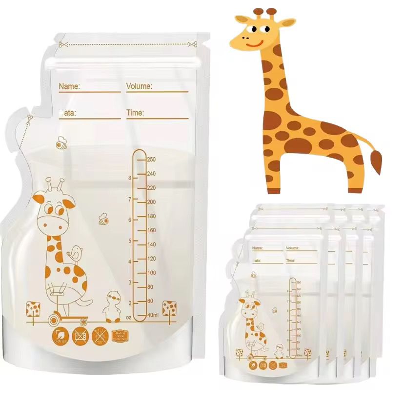 30 Breast Milk Freezer Storage Bags – Leakproof, Safe Milk Storage for Breastfeeding Moms