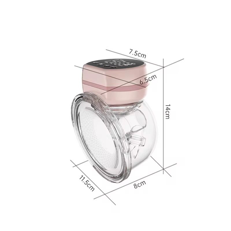 Elomama Hands Free Wearable Electric Breast Pump, 180ml capacity, 3 modes x 9 adjustable suction levels, 1200mAh large battery capacity, Silent mode, Baby feeding accessory