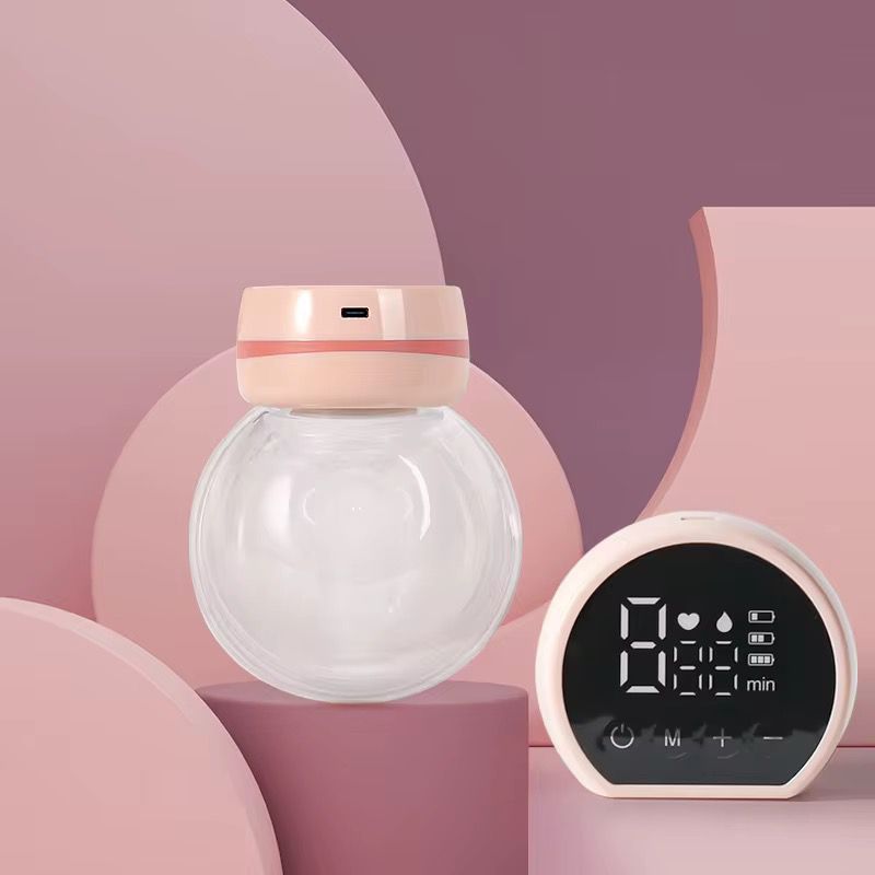 Elomama Hands Free Wearable Electric Breast Pump, 180ml capacity, 3 modes x 9 adjustable suction levels, 1200mAh large battery capacity, Silent mode, Baby feeding accessory