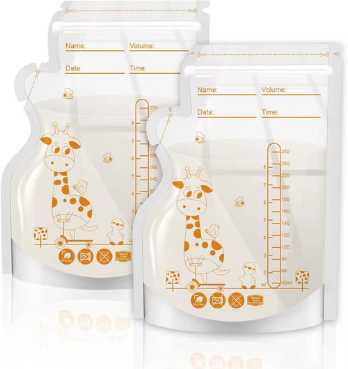 30 Breast Milk Freezer Storage Bags – Leakproof, Safe Milk Storage for Breastfeeding Moms