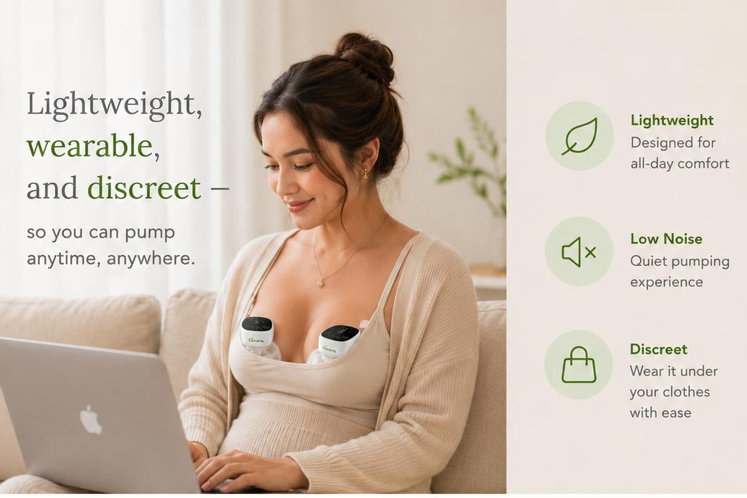 ELOMAMA ULTRA WEARABLE BREAST PUMP